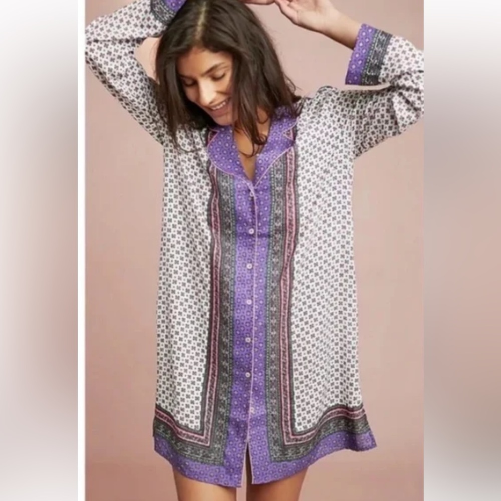 Anthropologie Sleep Shirt EUC